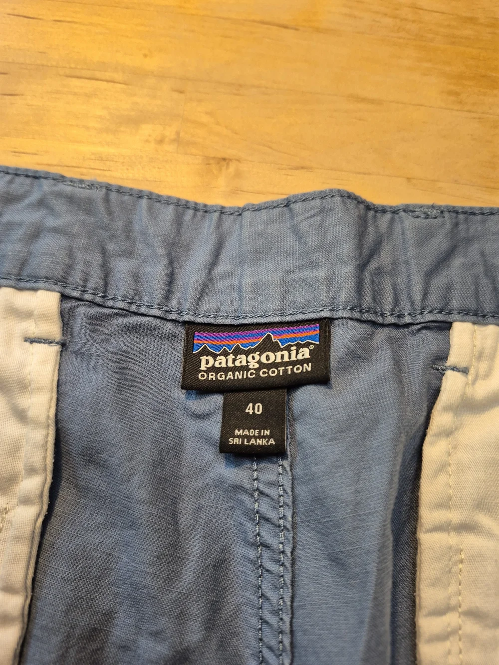 Patagonia Men's Light Slate Blue Flat Front Shorts